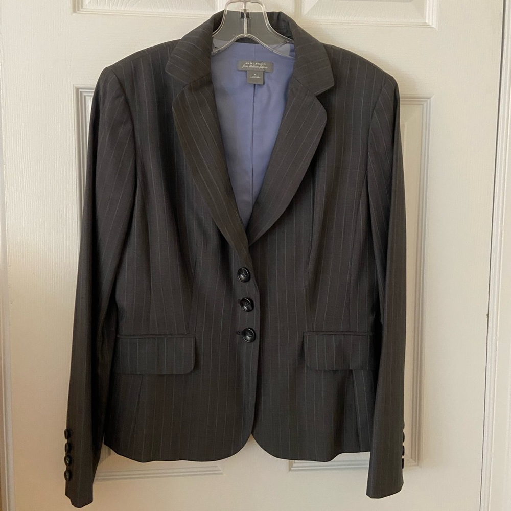 Ann Taylor Pinstripped Blazer